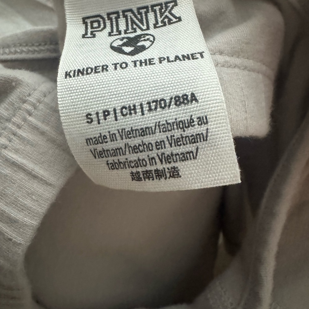 PINK Victoria's Secret Gray, White, and Pink Cropped Camisole Set of 3 - Picture 10 of 10
